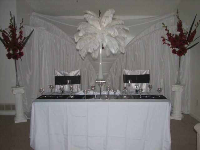 table weddings reception decorations